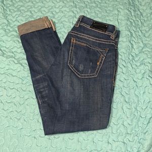Buckle Black skinny jeans